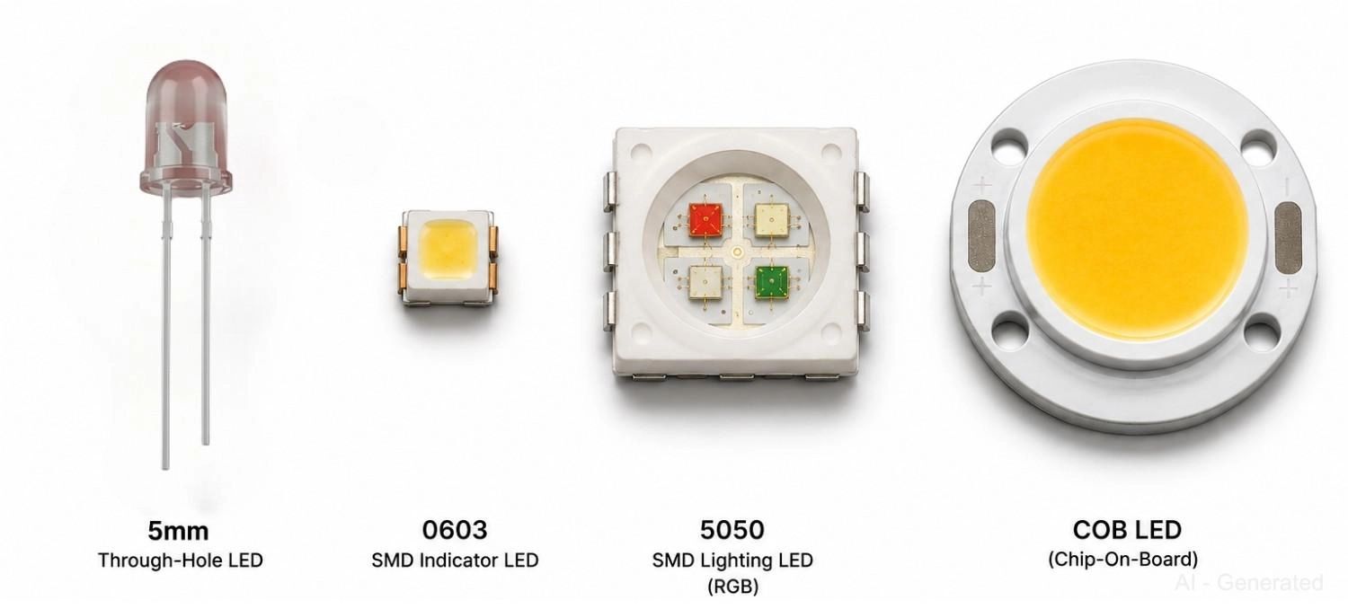 comparison of led types