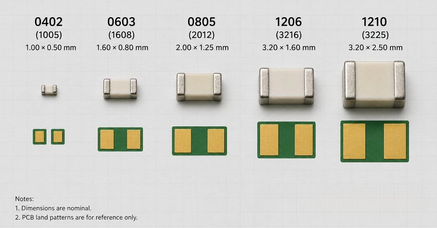 smd chip inductor packages