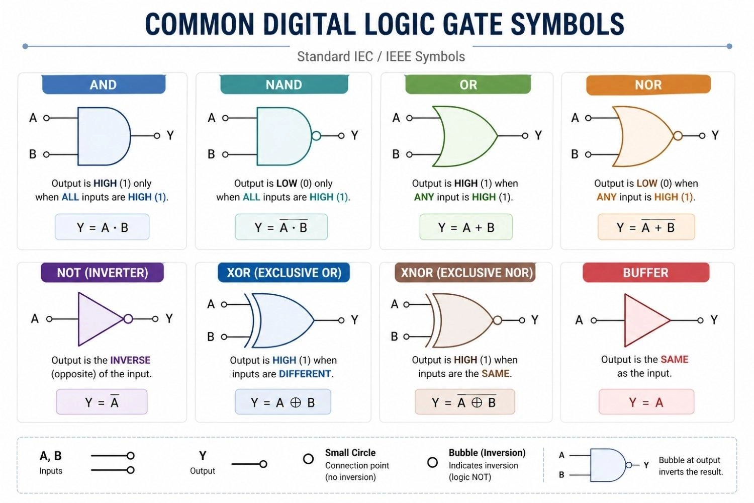 symbols for digital logic and or and not gates