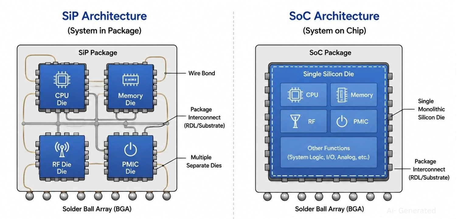 system in package vs system on chip