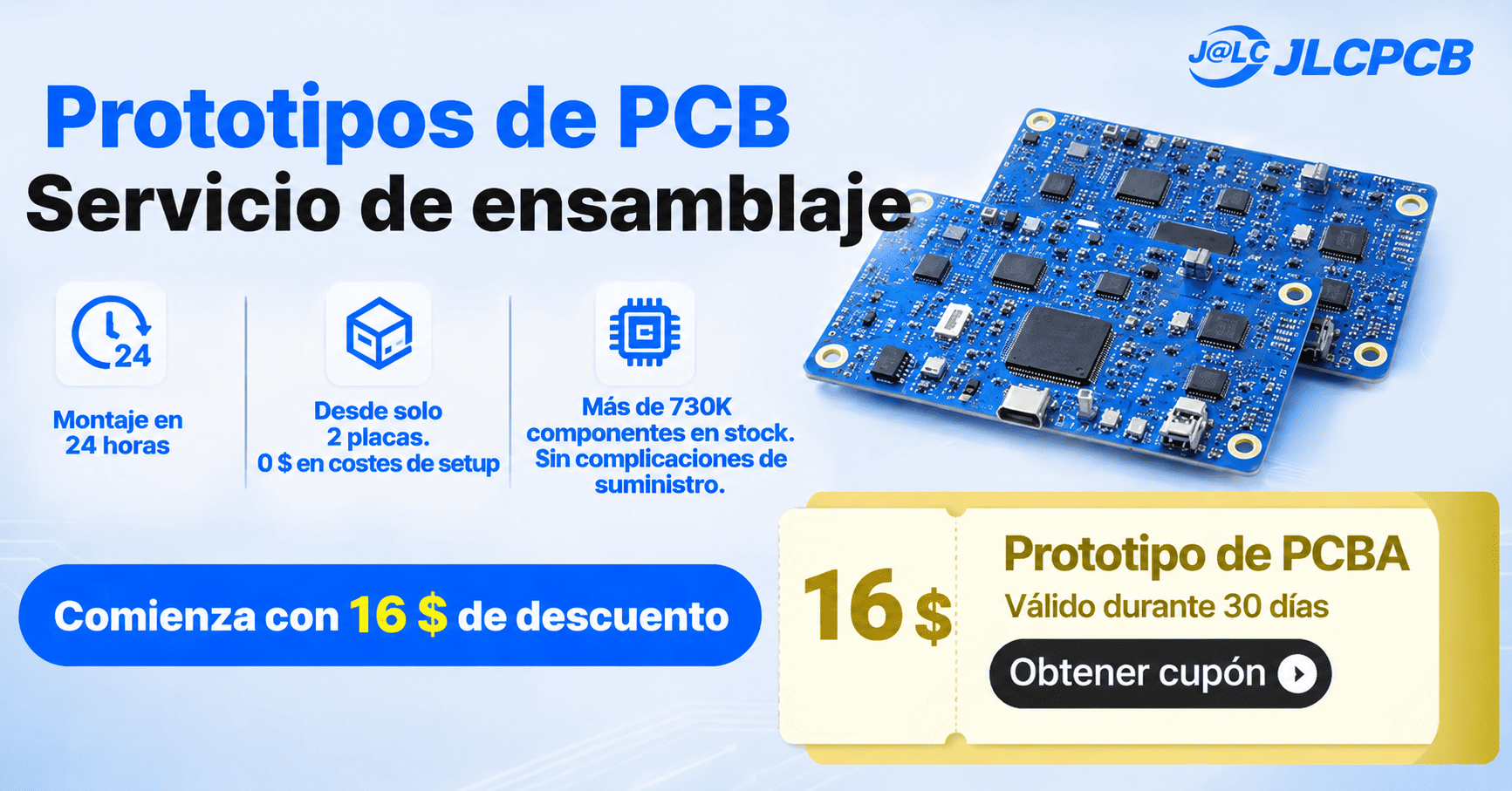 banner de montaje de prototipos de PCB 2