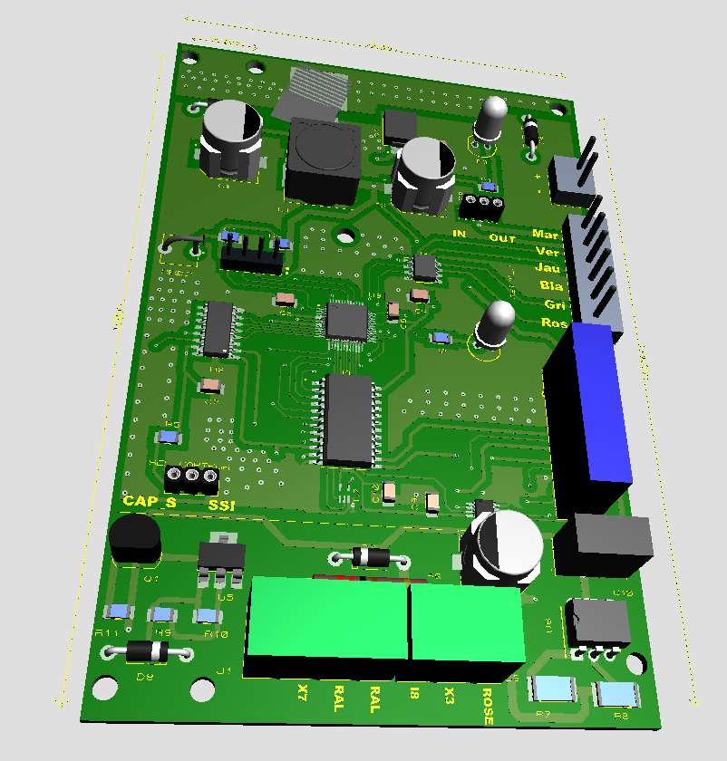Visualisation 3D du PCB avant fabrication