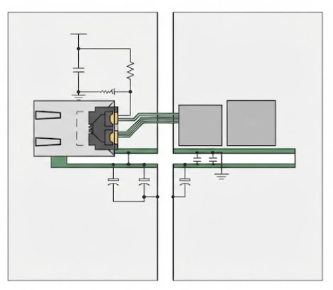 Ethernet_Magnetics_RJ45_Isolation_Layout