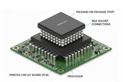 Package_on_Package_POP_BGA_PCB_Assembly