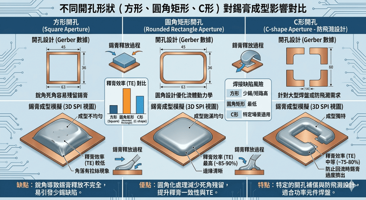 Stencil_Aperture_Shape_Square_RoundedRect_C_Shape_Solder