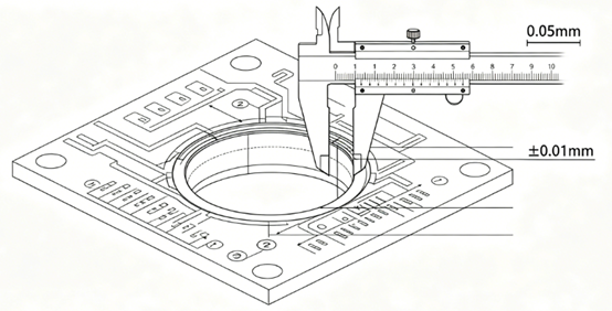 ipc hole wall copper thickness measurement