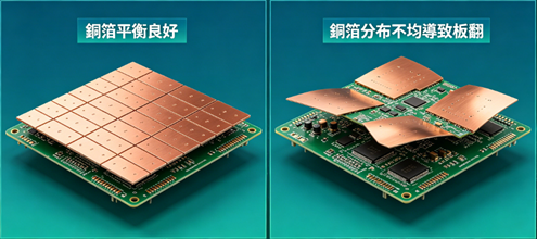 pcb copper balance vs uneven copper distribution