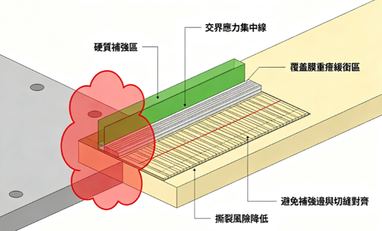 rigid flex transition stress relief design