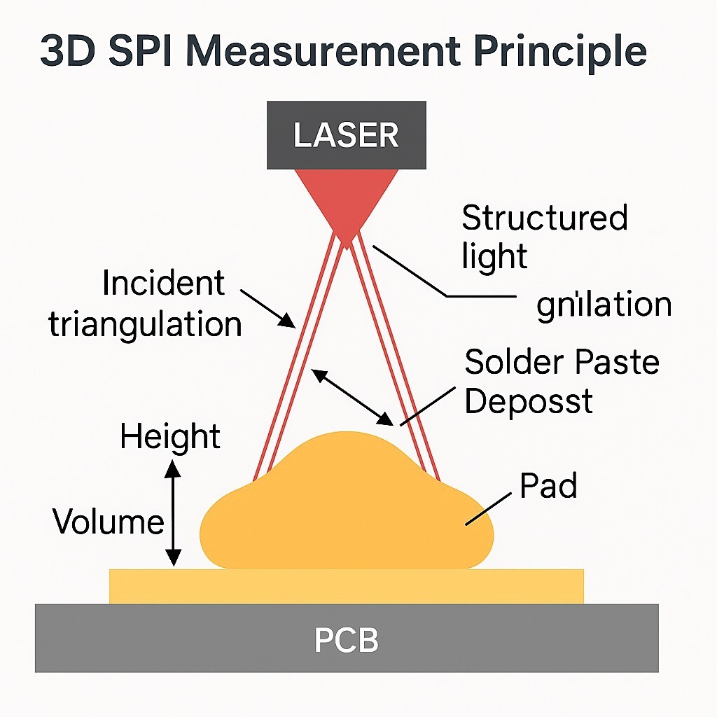3D SPI Measurement Principle