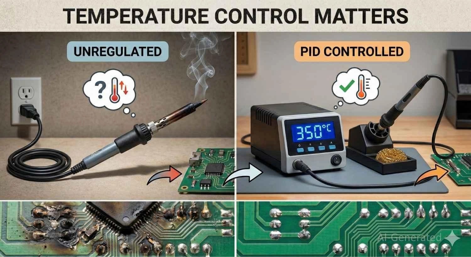 A Temperature-Controlled Soldering Station