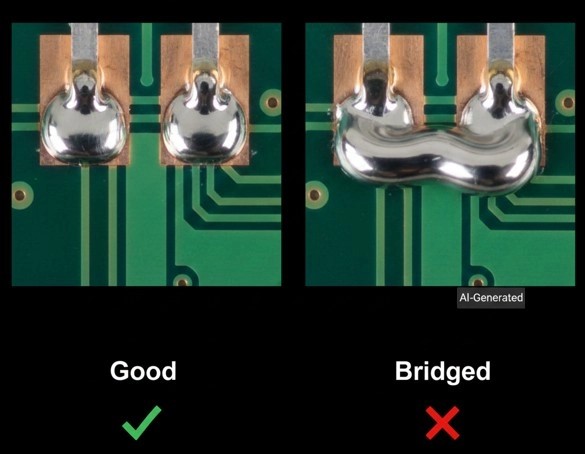 AOI inspection of PQFP solder joints