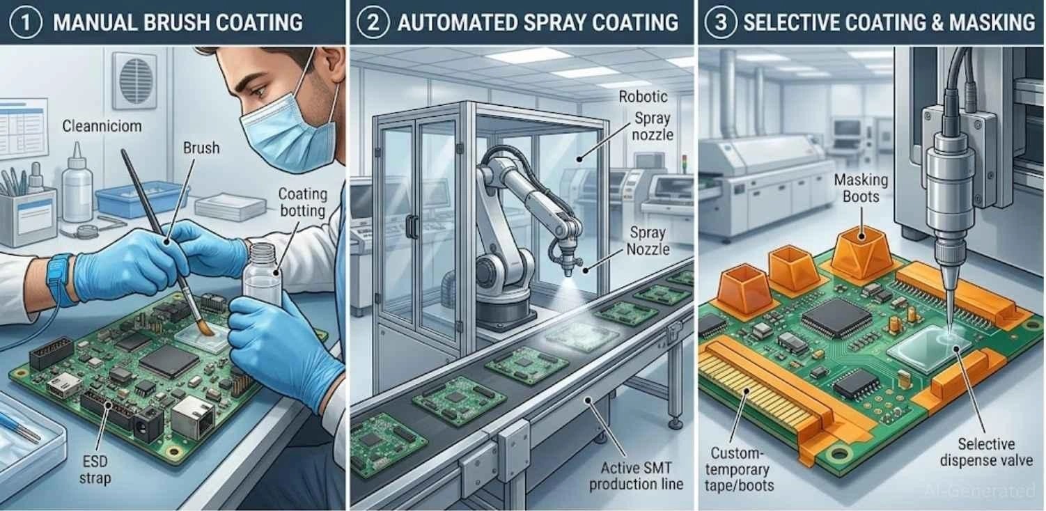 different conformal coating methods
