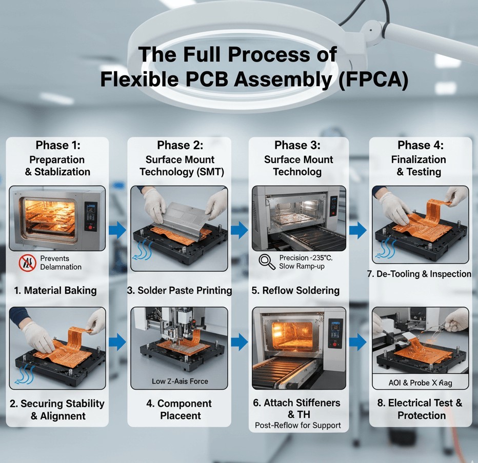 Flex PCB Assembly Process