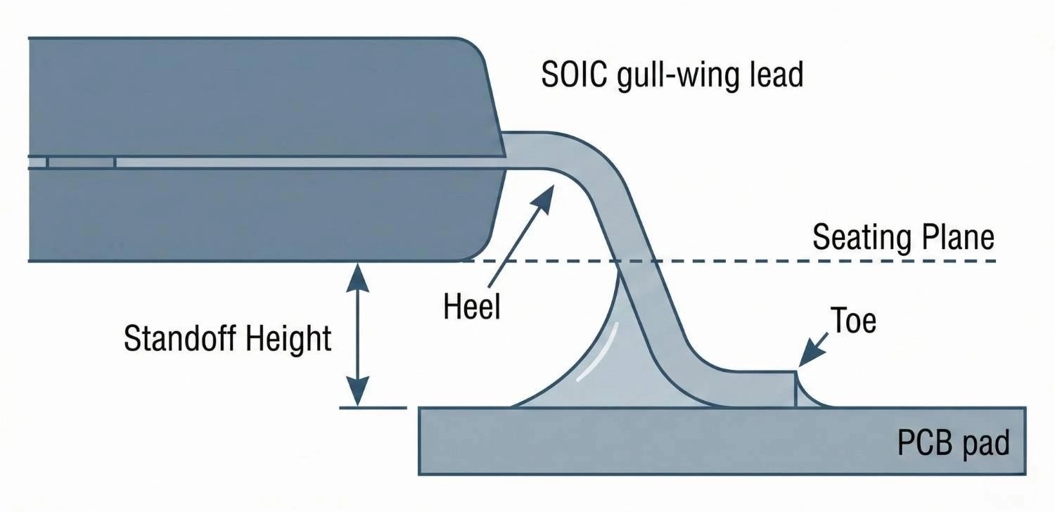 SOIC gull-wing lead