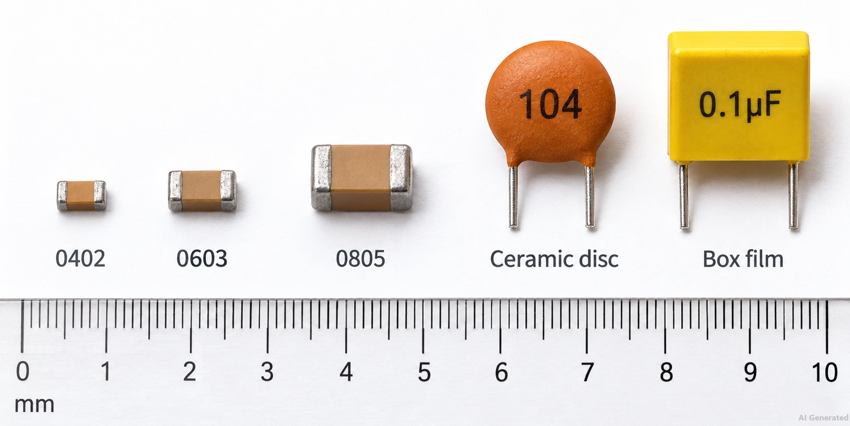 100nF capacitors