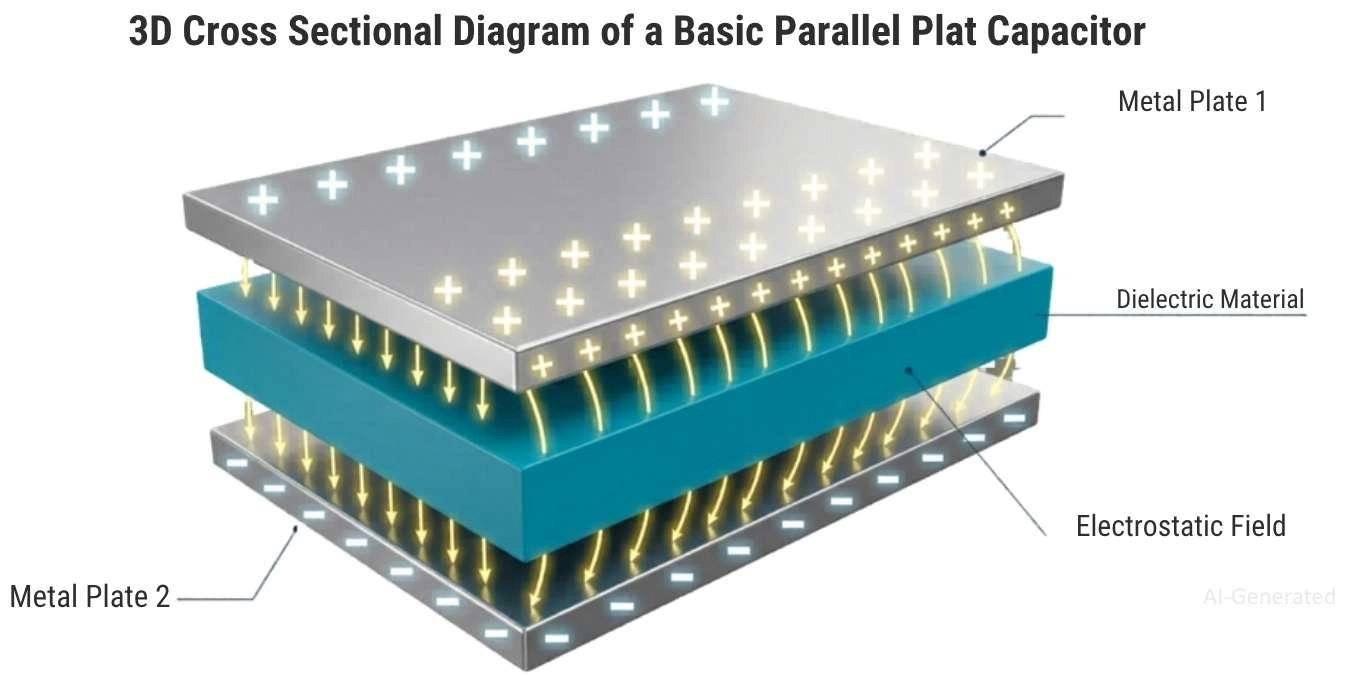a standard capacitor internal working principle