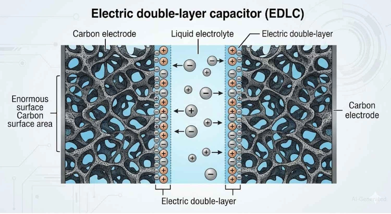 an electric double layer capacitor (edlc)