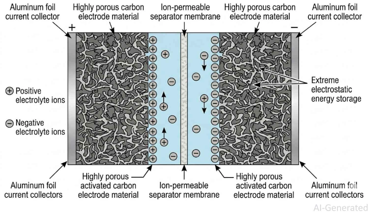 an electric double layer capacitor