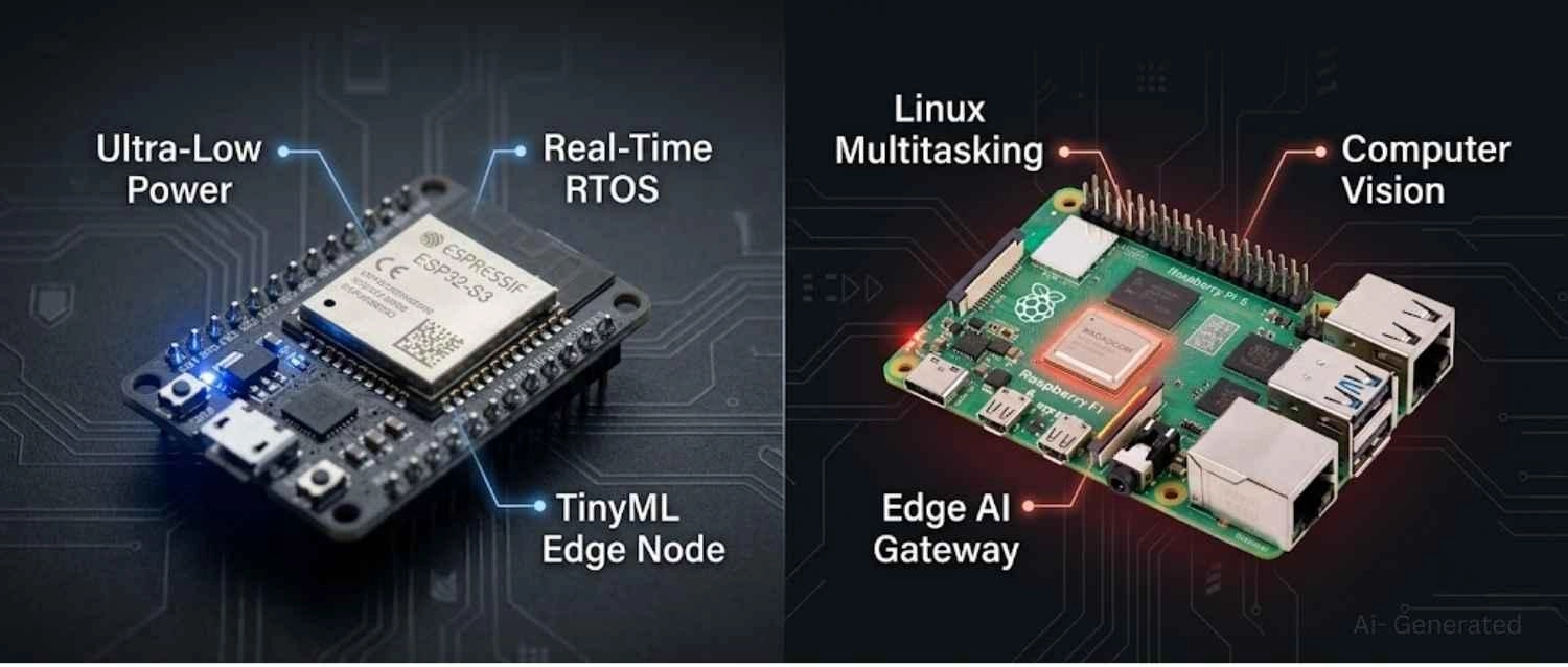 esp32 s3 and raspberry pi 5