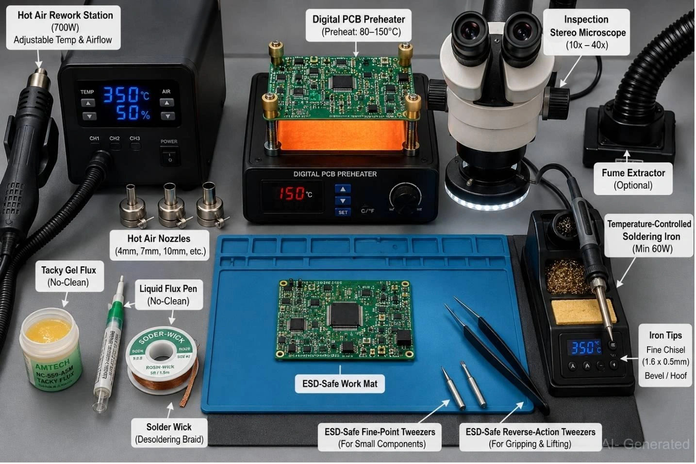 essential smd rework tools