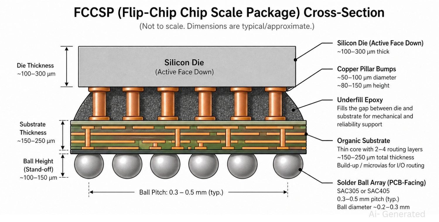 flip chip chip scale package