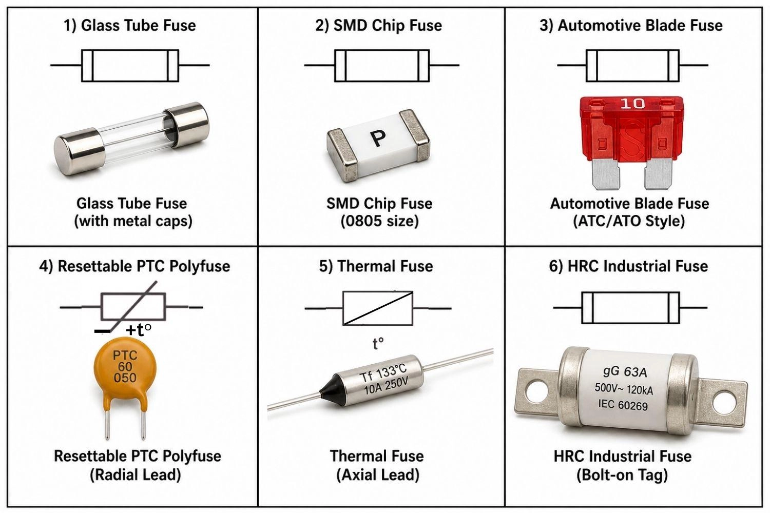 fuse symbol vs real component