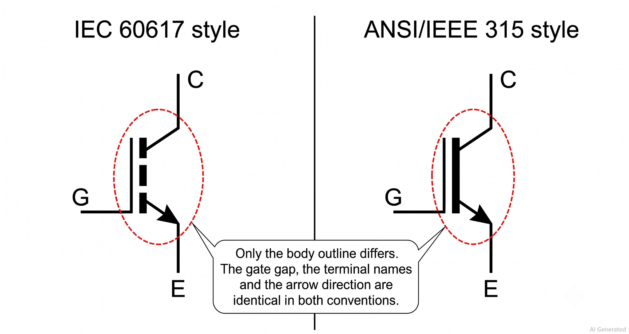 iec and ansi igbt symbol conventions