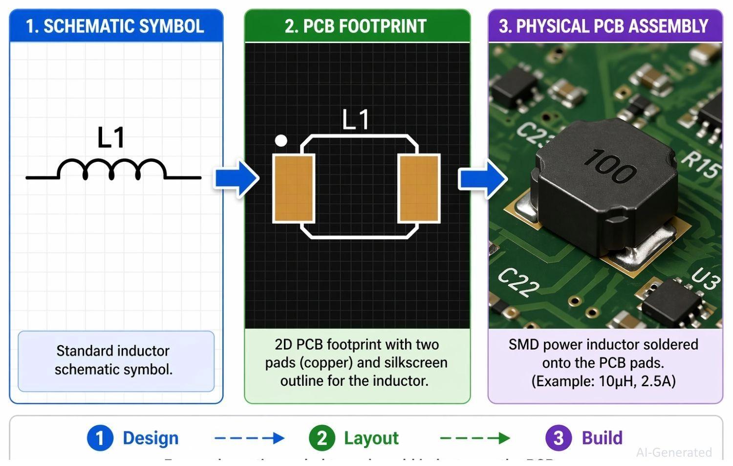 inductor symbol in pcb design