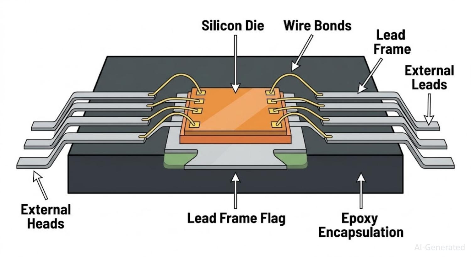internal structure of an ic package