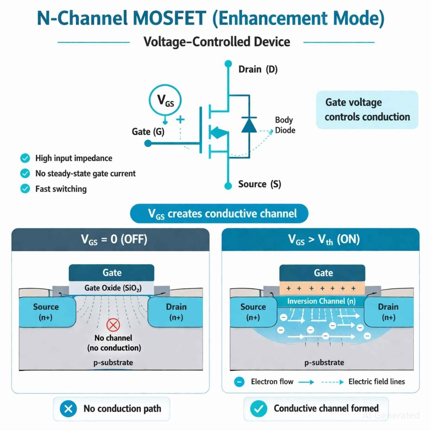 mosfet working principle
