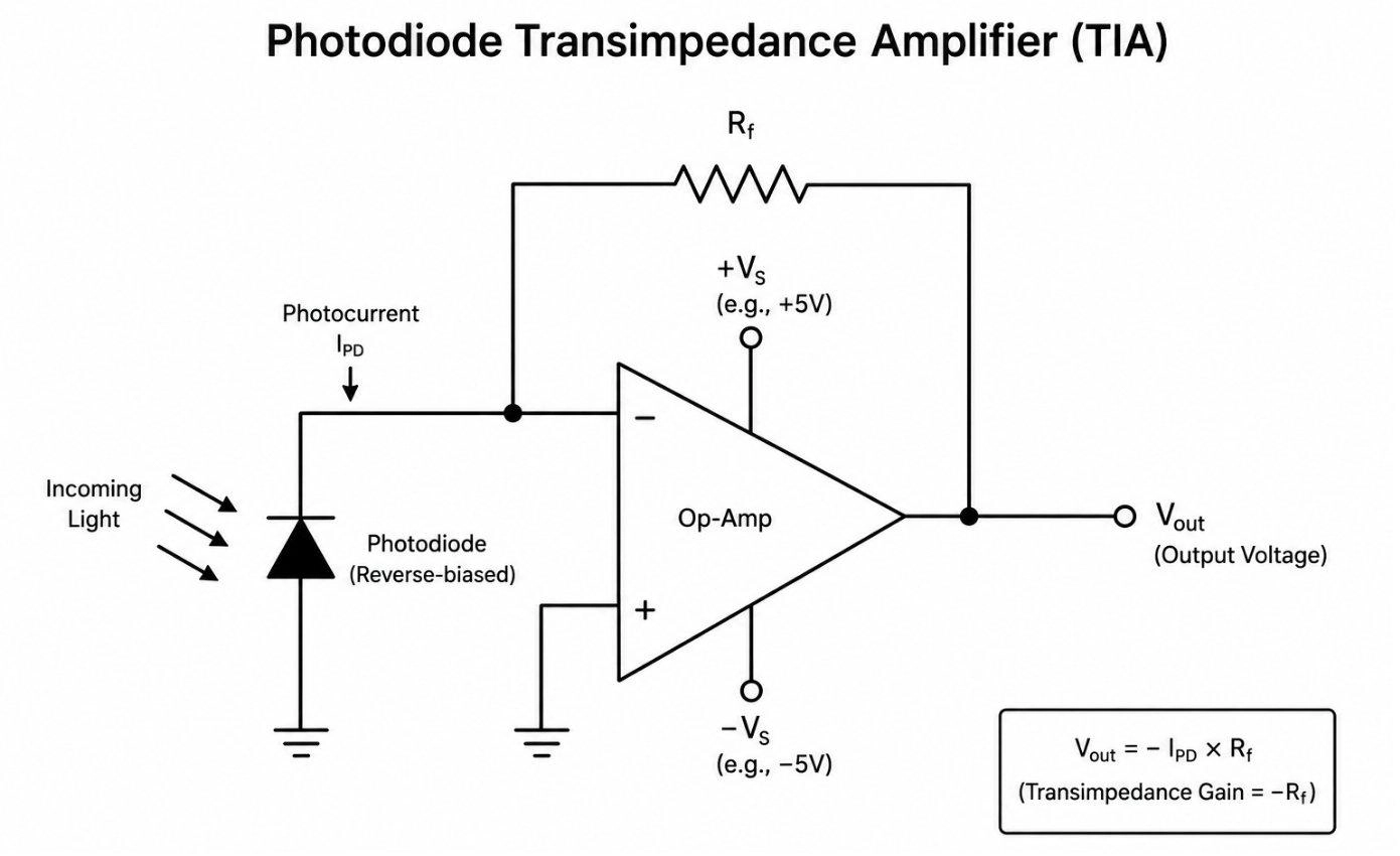 photodiode transimpedance amplifier
