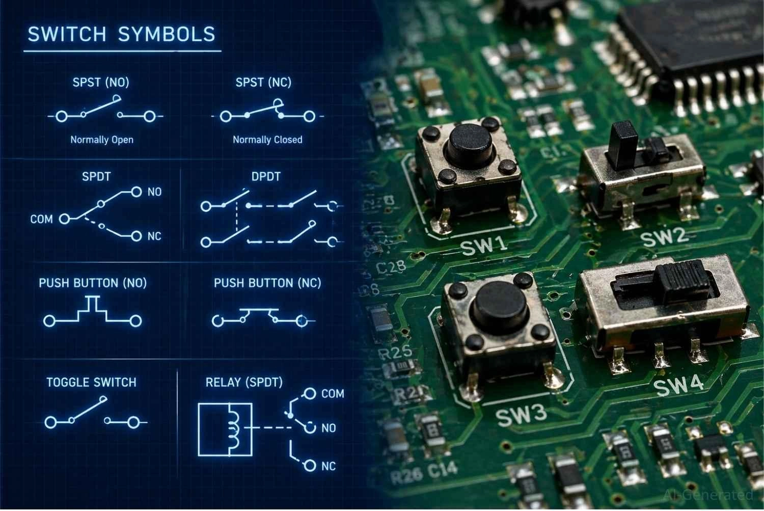 schematic switch symbols