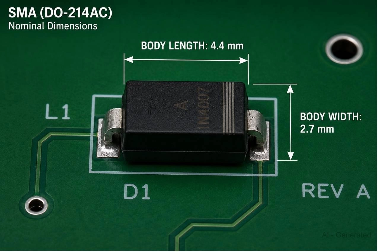 sma package dimensions
