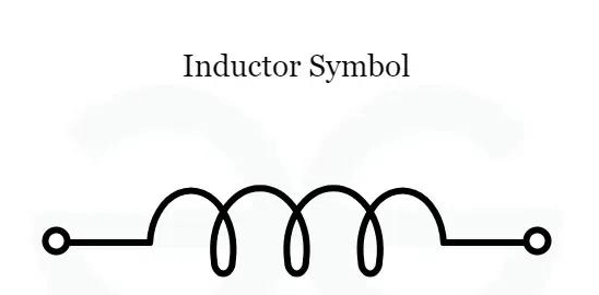 standard inductor symbol diagram