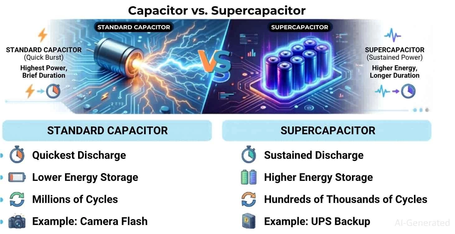 supercapacitor vs capacitor