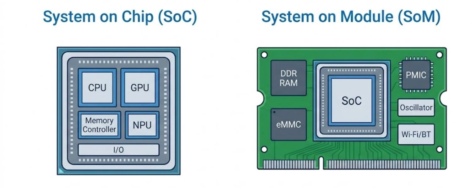 system on module vs system on a chip