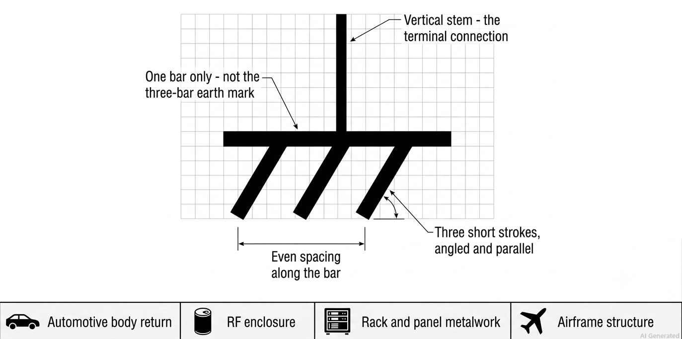 the chassis ground symbol
