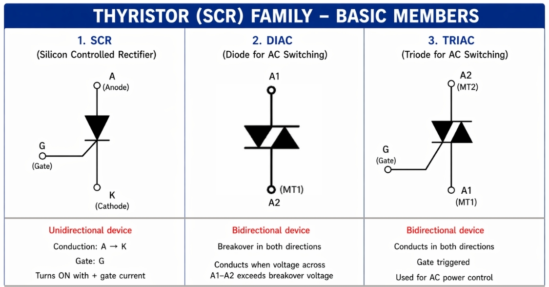 thyristor symbol