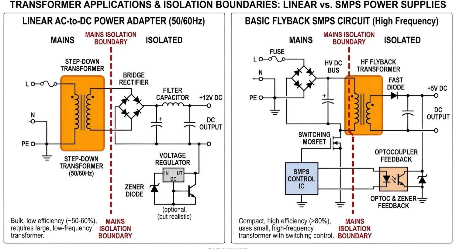 transformer applications in pcb circuits