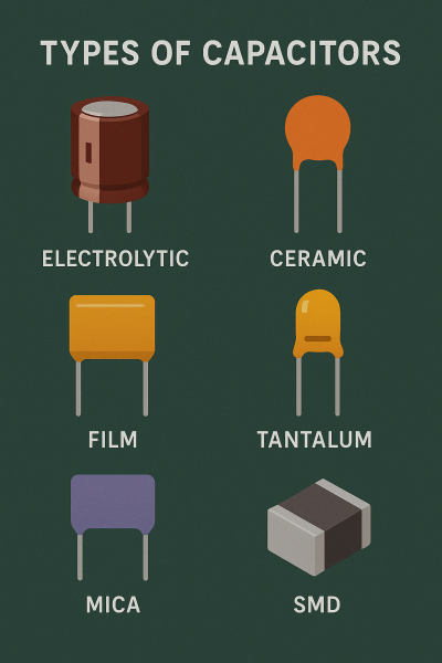 types of capacitors