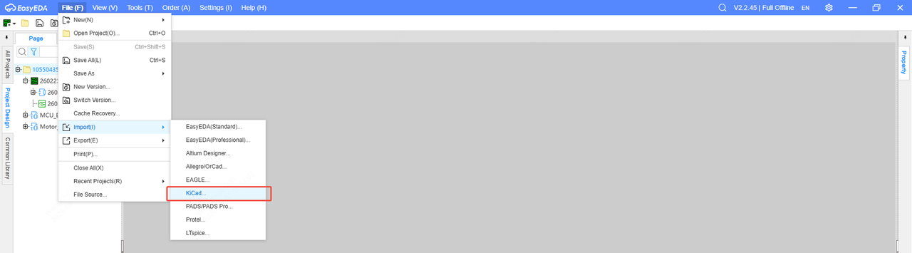 eda file conversion for faster jlcpcb order