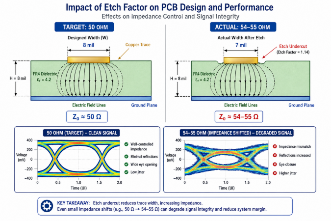 Etch factor