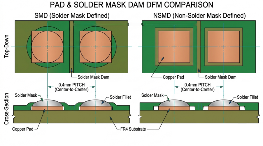 Solder bridges 1