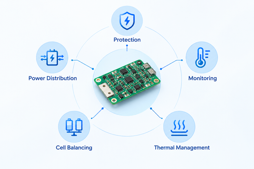 battery pcb functions