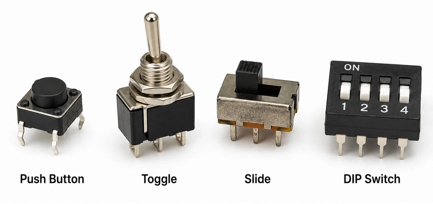 different types of switches