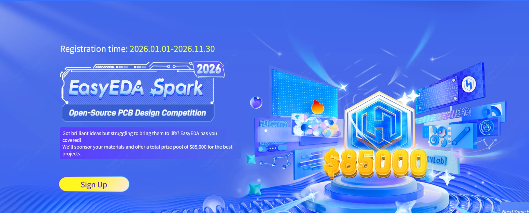 easyeda spark program