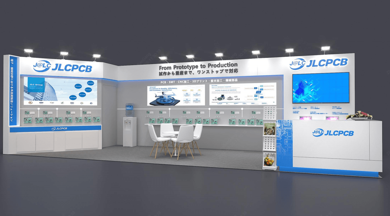 jlcpcb booth in jpca
