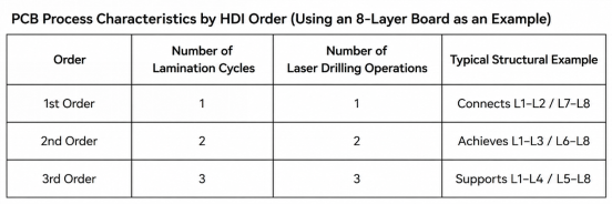 jlcpcb hdi pcb oeder example