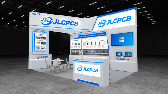 jlcpcb nepcon booth schematic diagram