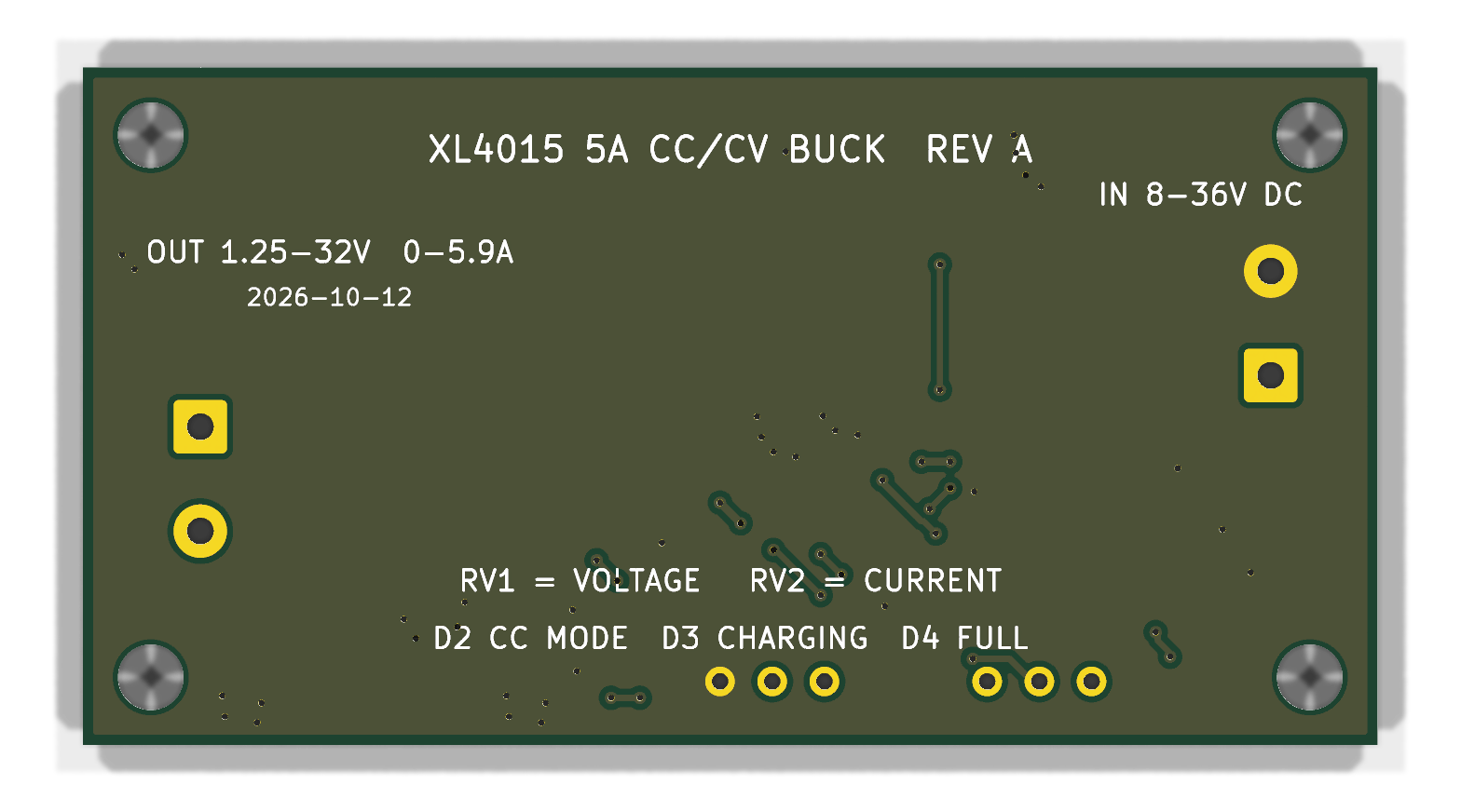 kicad mcp board with the silkscreen legend for ratings